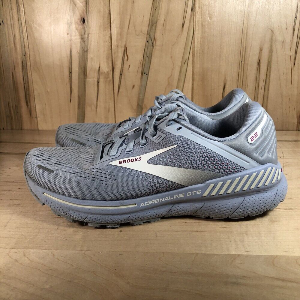 Brooks Womens Adrenaline GTS 22 1203531B427 Blue Running Shoes Sneakers Sz 9 B